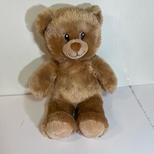 Build A Bear Teddy Bear 16"  Brown Plush Stuffed Animal Toy Soft Eyed EUC 2020